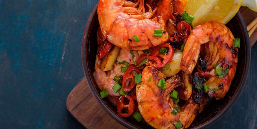 Garlic Shrimp with Sweet Soy Glaze - ABC Sauces